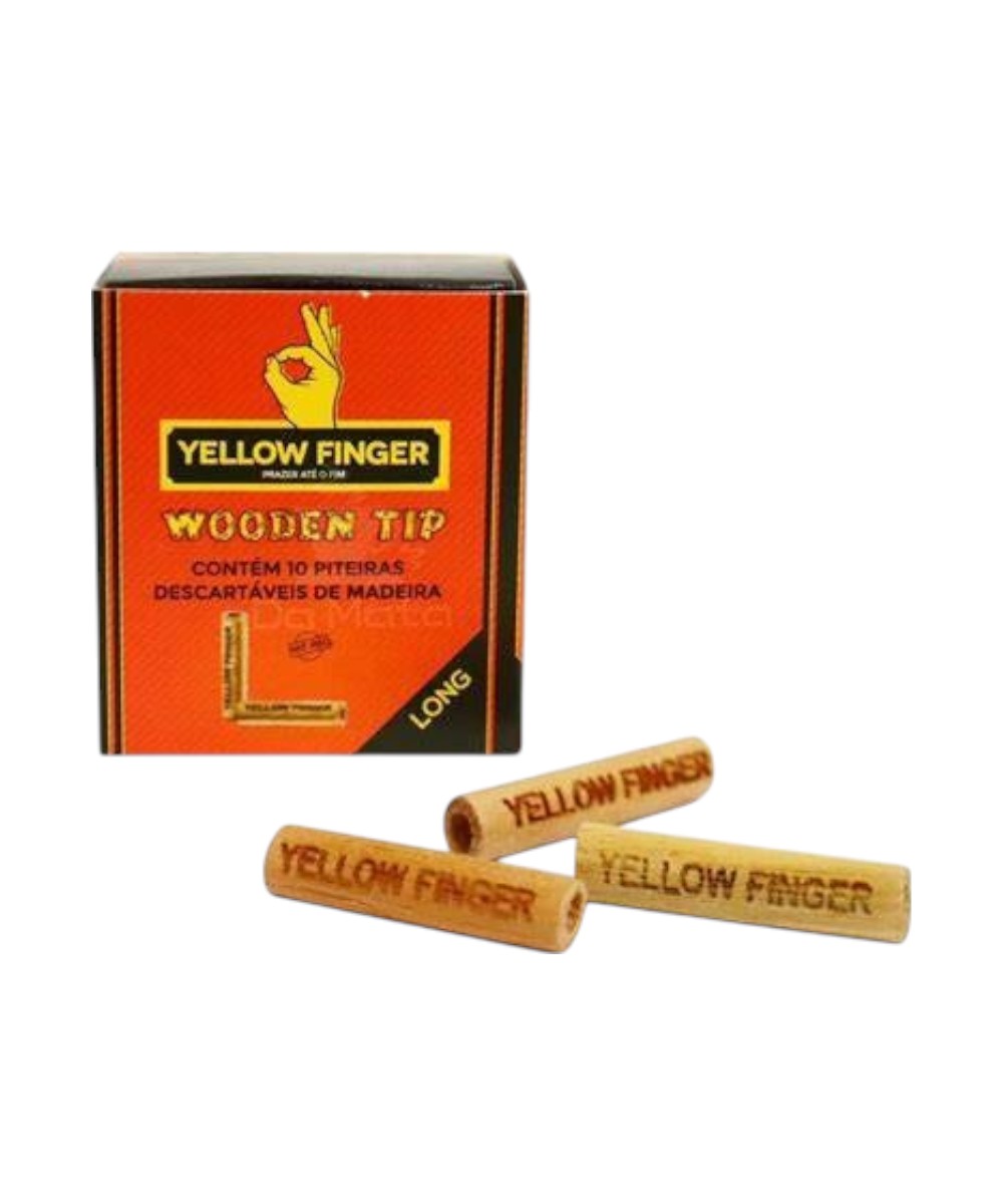 Piteira de madeira Yellow Finger - Imagem 2