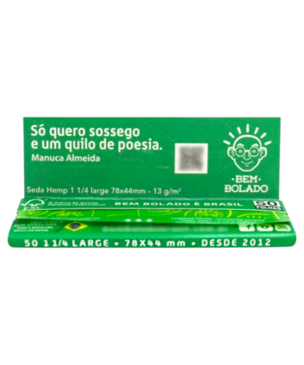Seda Bem Bolado Hemp 1 1/4 Large - Imagem 3