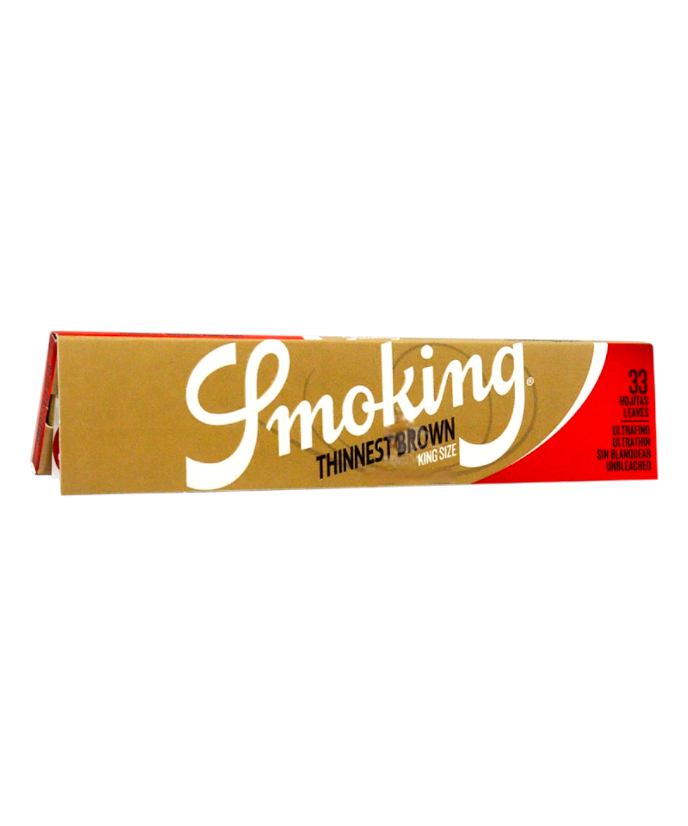 Seda Smoking Thinnest Brown King Size - Imagem 2